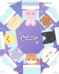 ATEEZ - ANITEEZ IN THE DREAMLAND - OFFICIAL MD — Oh Seoul Happy