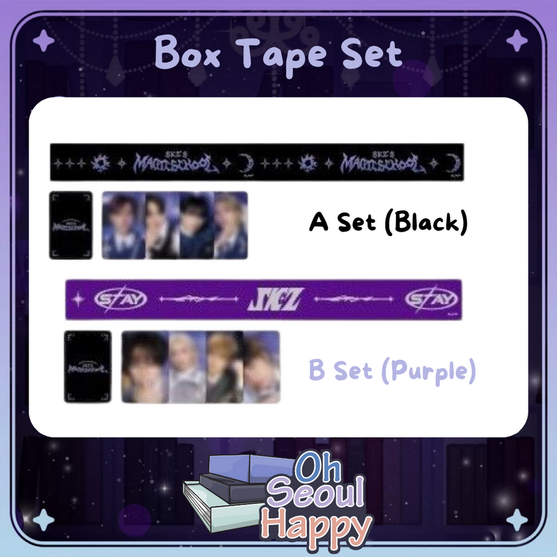 STRAY KIDS 4TH FANMEETING - SKZ'S MAGIC SCHOOL: SKZOO BOX TAPE SET