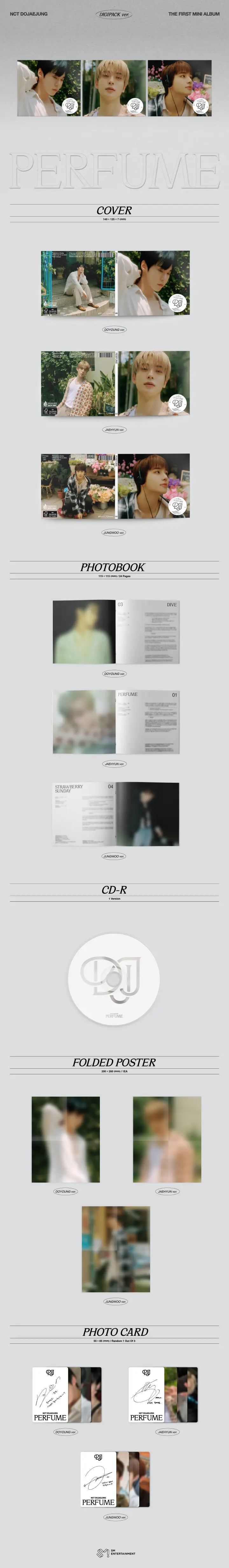 NCT - DOJAEJUNG - 1ST MINI ALBUM - PERFUME (DIGIPACK VER.)