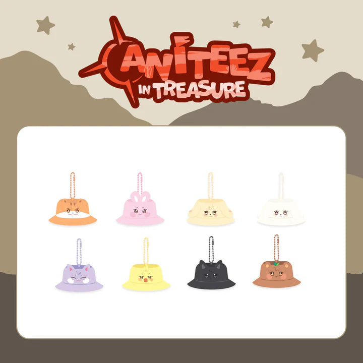 ATEEZ - ANITEEZ IN TREASURE (BUCKET HAT KEYRING)