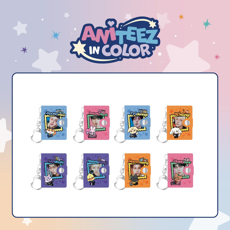 (PREORDER)  ATEEZ - ANITEEZ IN COLOR POP UP OFFICIAL MD MINI ALBUM KEYRING