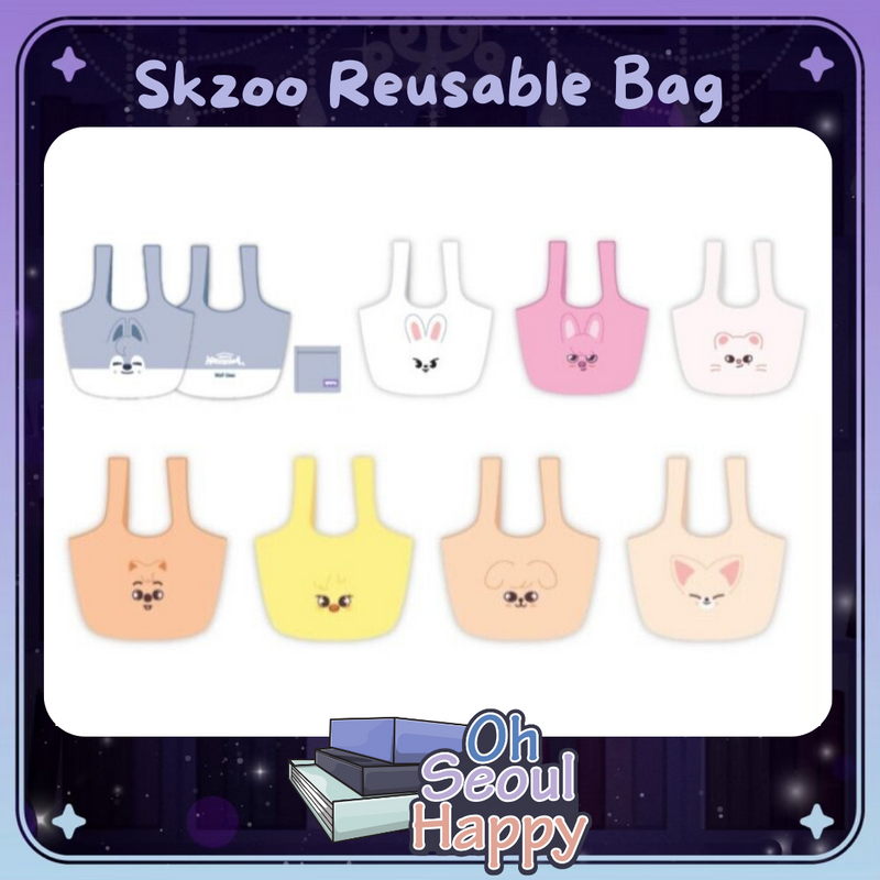 STRAY KIDS 4TH FANMEETING - SKZ'S MAGIC SCHOOL: SKZOO REUSABLE BAG