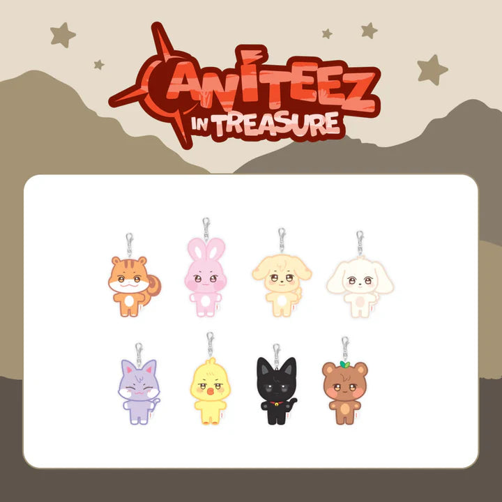 ATEEZ - ANITEEZ IN TREASURE (PLUSH KEYRING)