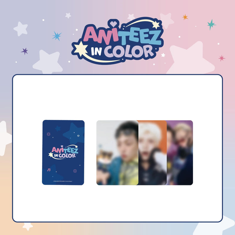 (PREORDER)   ATEEZ - ANITEEZ IN COLOR POP UP OFFICIAL MD RANDOM TRADING CARD