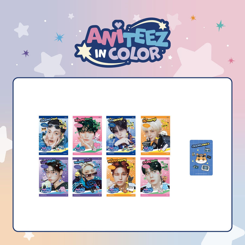 (PREORDER) ATEEZ - ANITEEZ IN COLOR POP UP OFFICIAL MD MINI PHOTOBOOK