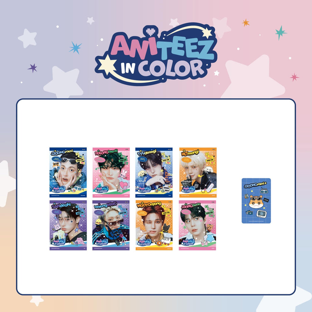 PREORDER) ATEEZ - ANITEEZ IN COLOR POP UP OFFICIAL MD MINI