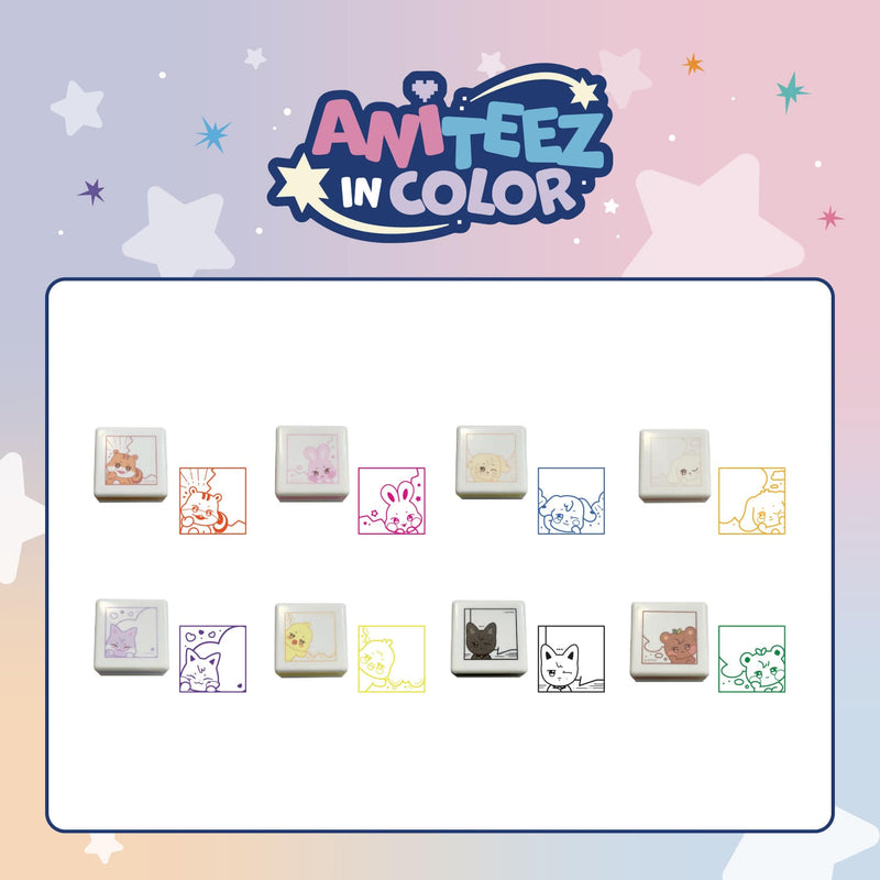 (PREORDER) ATEEZ - ANITEEZ IN COLOR POP UP OFFICIAL MD SPEECH BUBBLE STAMP