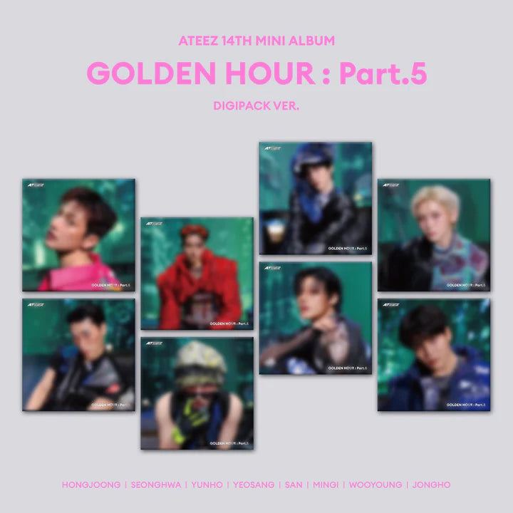 RELEASE DATE 6/26) ATEEZ - 14TH MINI ALBUM - GOLDEN HOUR : PART. 5