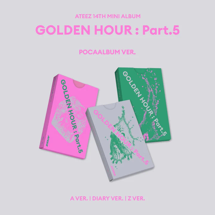 RELEASE DATE 6/26) ATEEZ - 14TH MINI ALBUM - GOLDEN HOUR : PART. 5