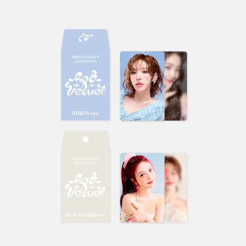 RED VELVET - 2025 SMTOWN Season's Greetings Official Merchandise - Random Trading Card Set