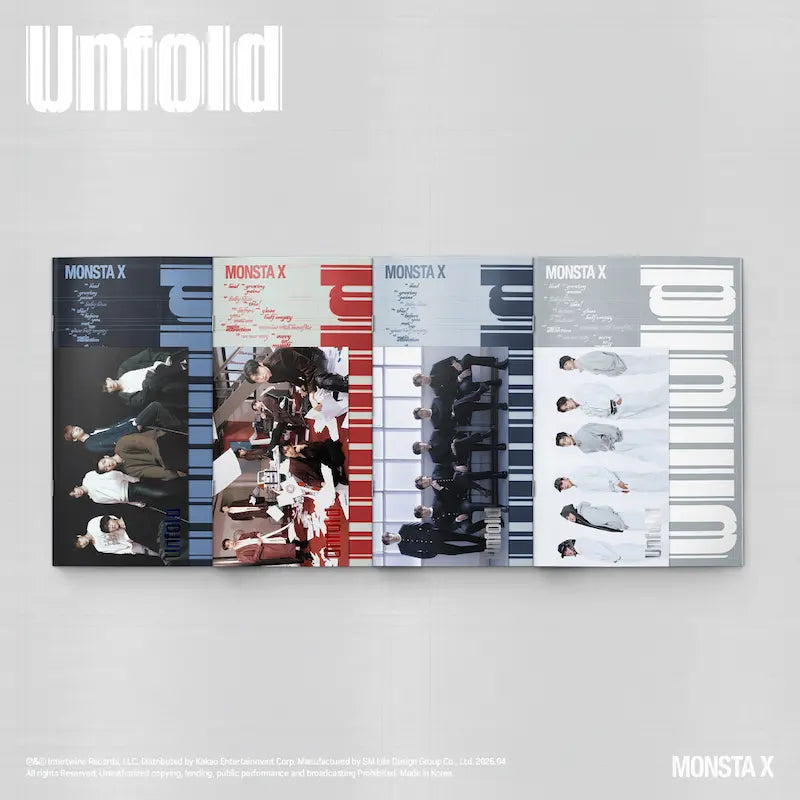MONSTA X - US ALBUM - UNFOLD