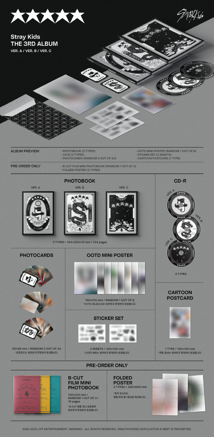 STRAY KIDS - 3RD ALBUM - 5-STAR