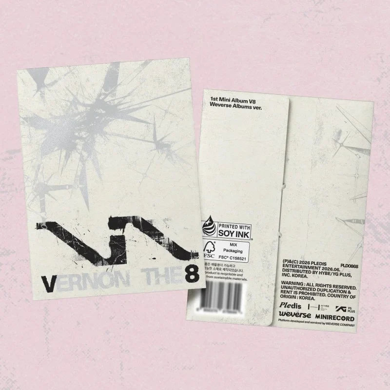 (PREORDER EARLY-MID JULY)  V8 (SEVENTEEN) - 1ST MINI ALBUM - V8 (WEVERSE ALBUM VER.)