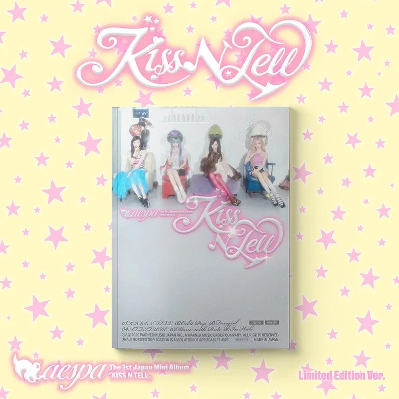 AESPA - JAPAN 1ST MINI ALBUM - KISS N TELL (LIMITED EDITION VER.)
