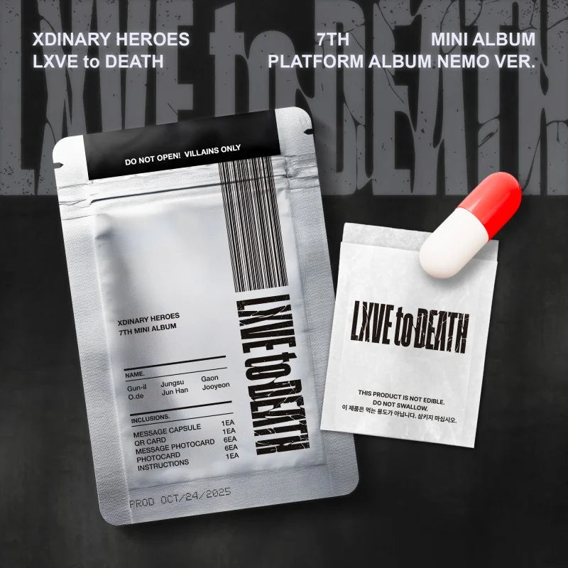 XDINARY HEROES -7TH MINI ALBUM - LXVE to DEATH (PLATFORM ALBUM NEMO VER.)