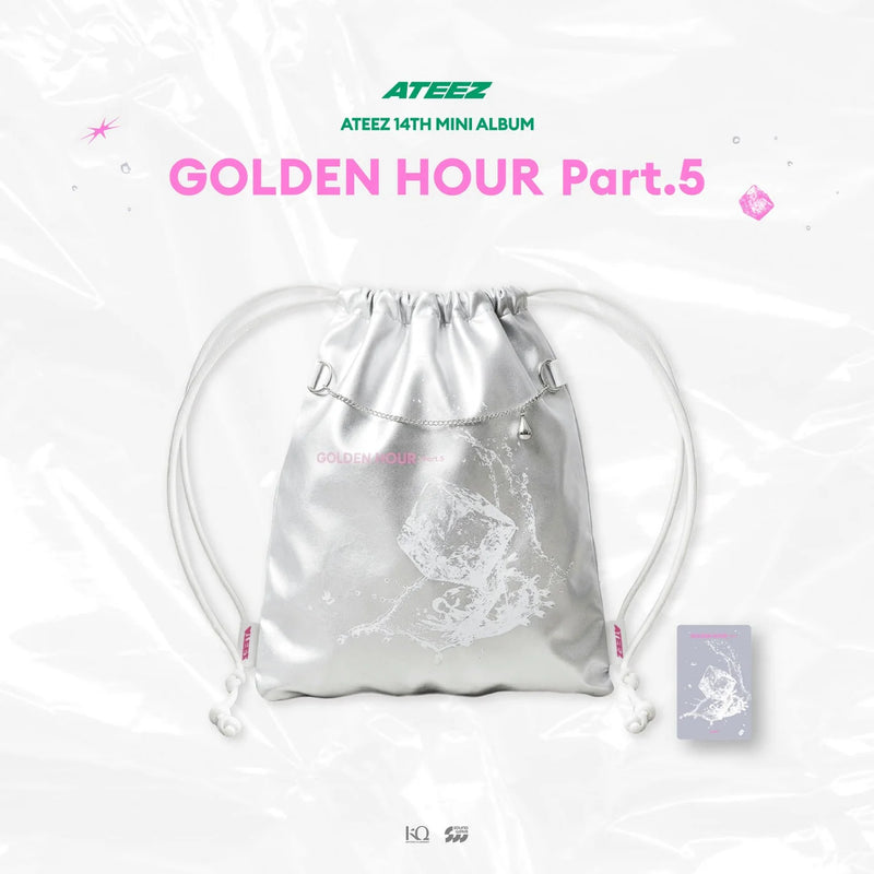 (PREORDER) ATEEZ - GOLDEN HOUR : PART.5 POP UP OFFICIAL MD STRING BAG