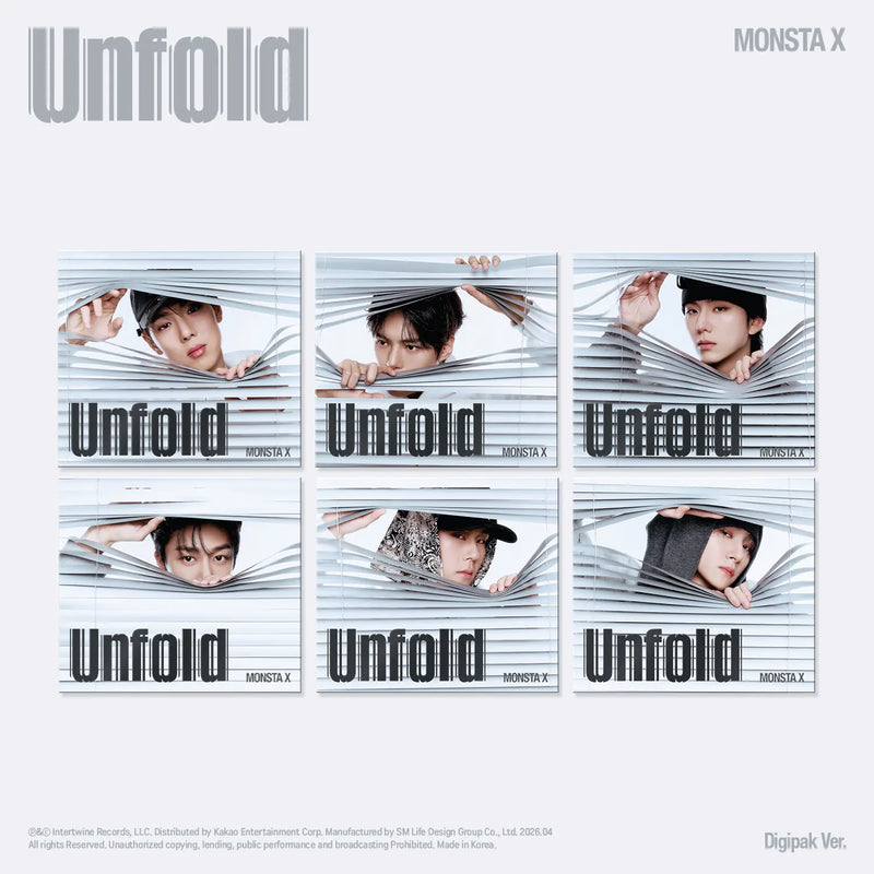 MONSTA X - US ALBUM - UNFOLD (DIGIPACK VER.)