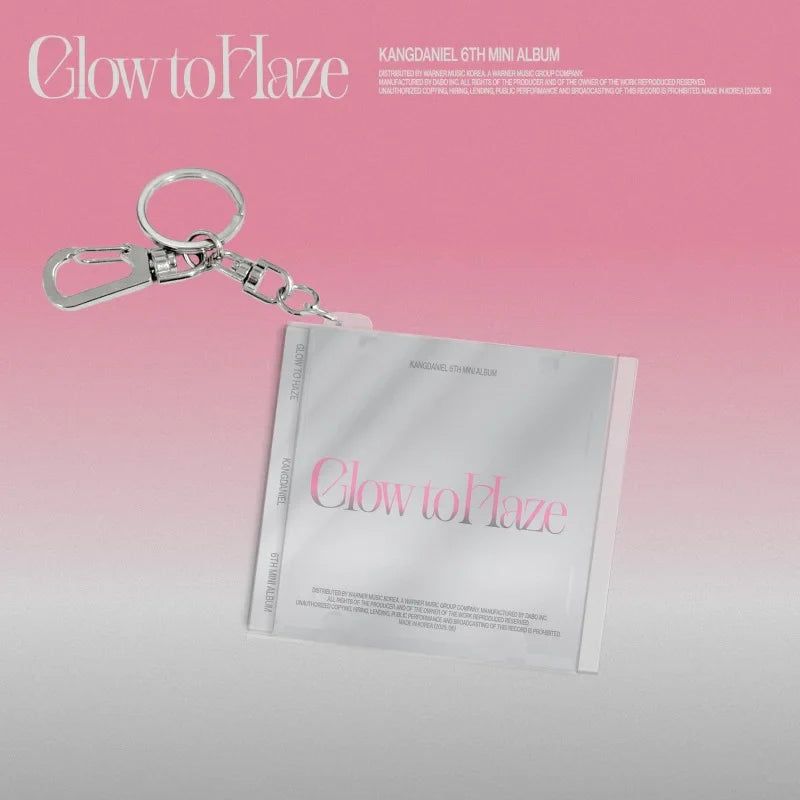 KANG DANIEL - 6TH MINI ALBUM - GLOW TO HAZE (MINI CD KEYRING VER.)