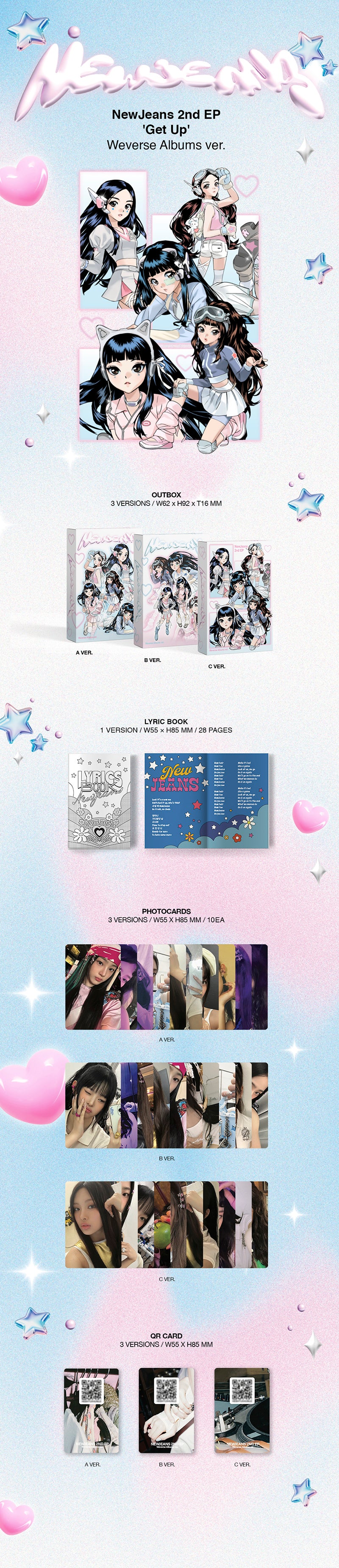 NEWJEANS - 2ND EP ALBUM - 'GET UP' (WEVERSE ALBUM VER.) — Oh Seoul