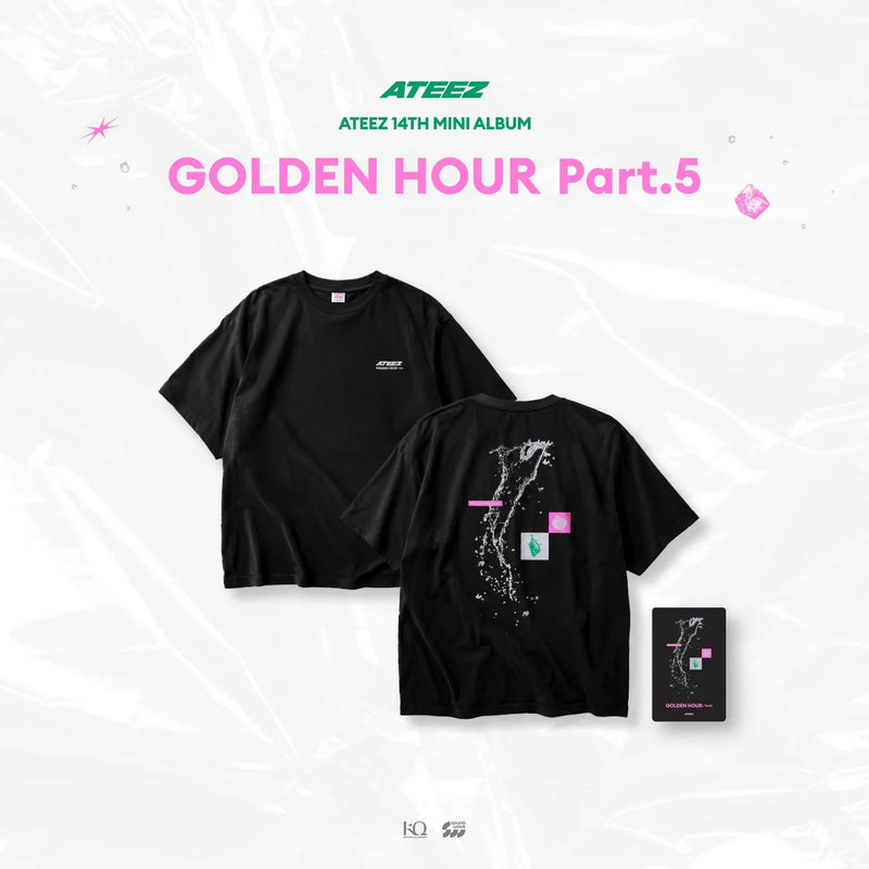 (PREORDER) ATEEZ - GOLDEN HOUR : PART.5 POP UP OFFICIAL MD SHORT SLEEVE T-SHIRT