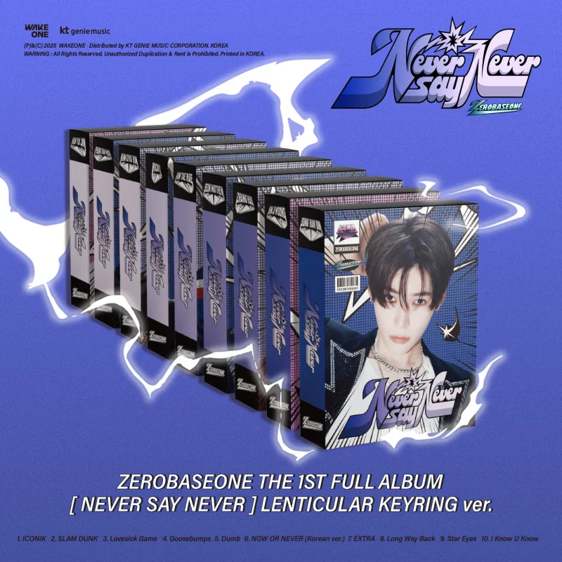 ZEROBASEONE - THE 1ST FULL ALBUM - NEVER SAY NEVER (LENTICULAR KEYRING VER.)