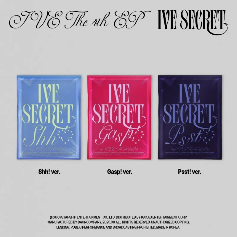 IVE - 4TH EP ALBUM - IVE SECRET