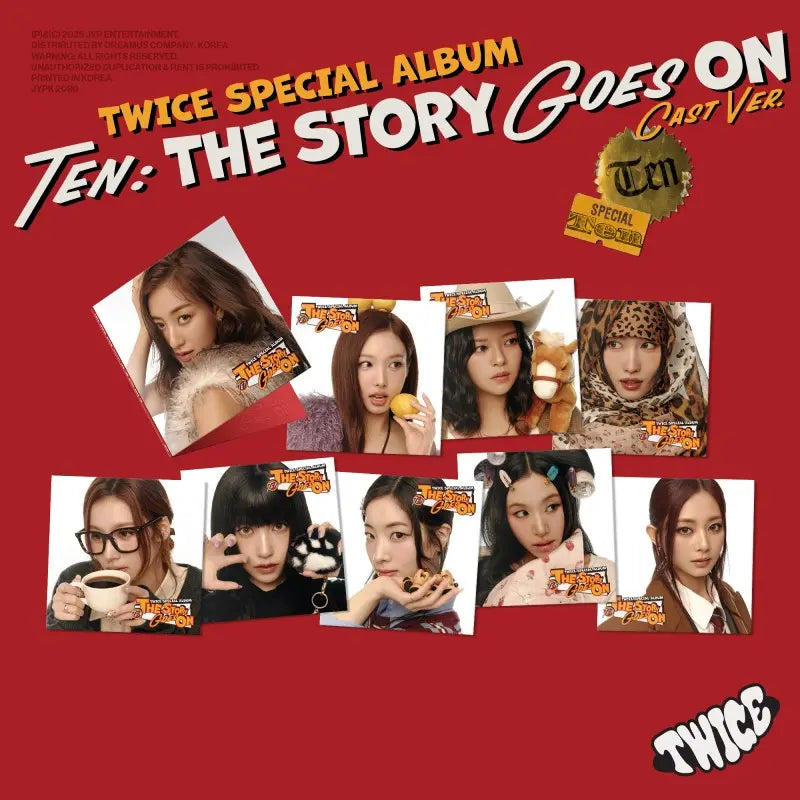TWICE SPECIAL ALBUM - TEN : THE STORY GOES ON (CAST VER.)