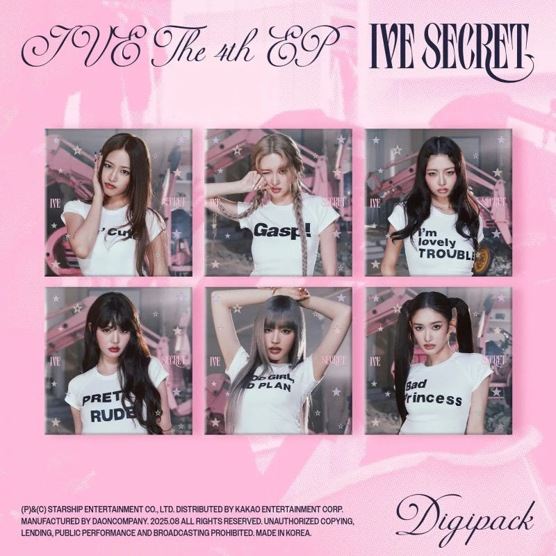 IVE - 4TH EP ALBUM - IVE SECRET (DIGIPACK VER.)