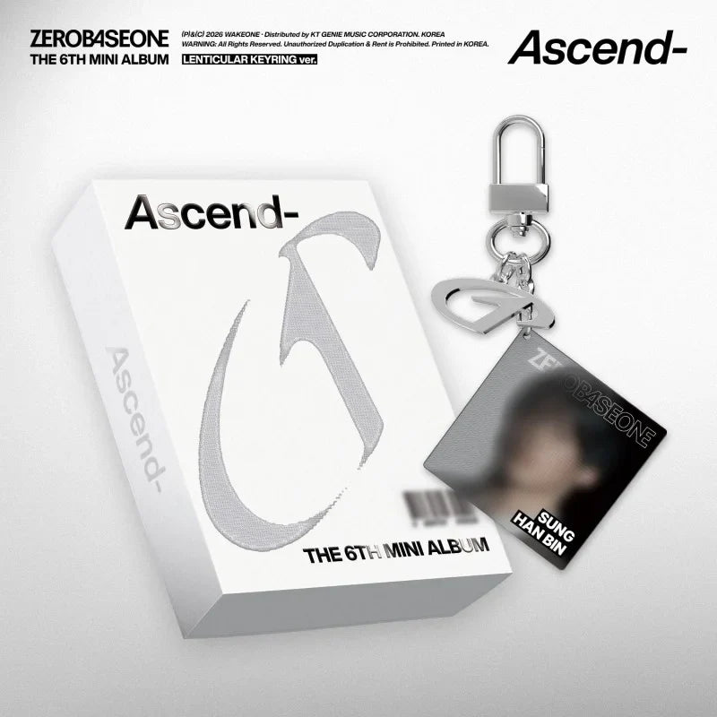 ZEROBASEONE - 6TH MINI ALBUM - ASCEND (LENTICULAR KEYRING VER.)