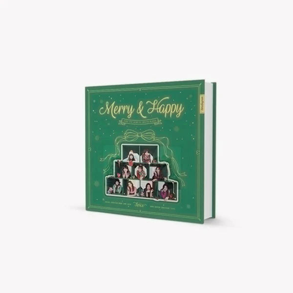 TWICE - 1ST ALBUM REPACKAGE - MERRY&HAPPY