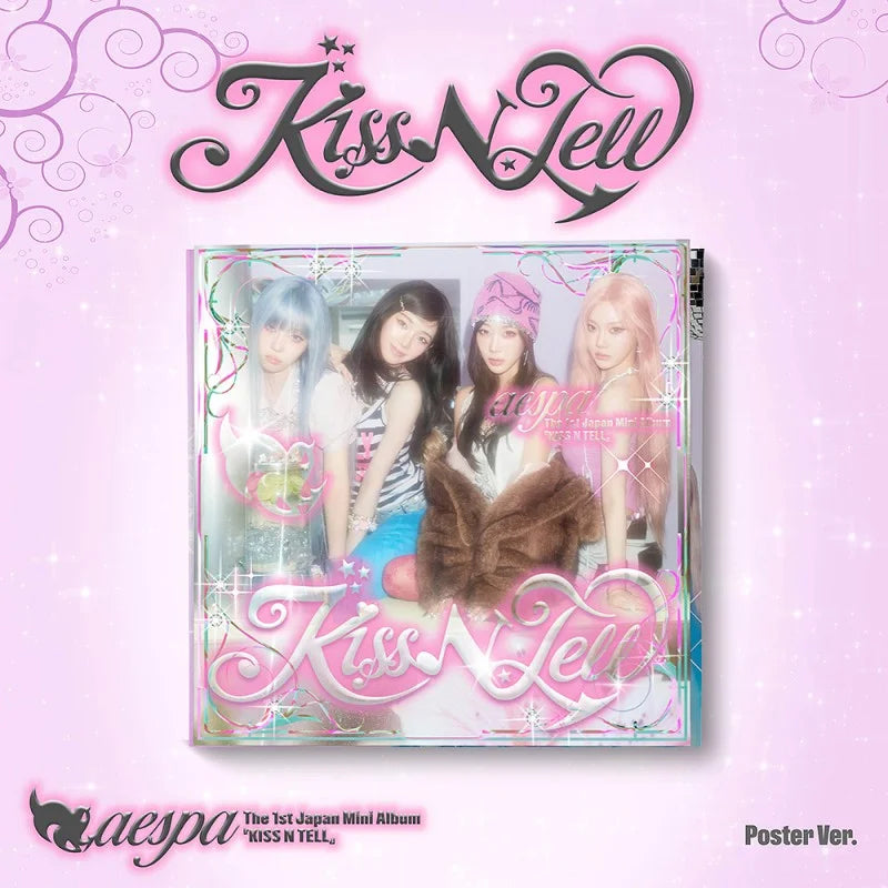 AESPA - JAPAN 1ST MINI ALBUM - KISS N TELL (POSTER VER.)