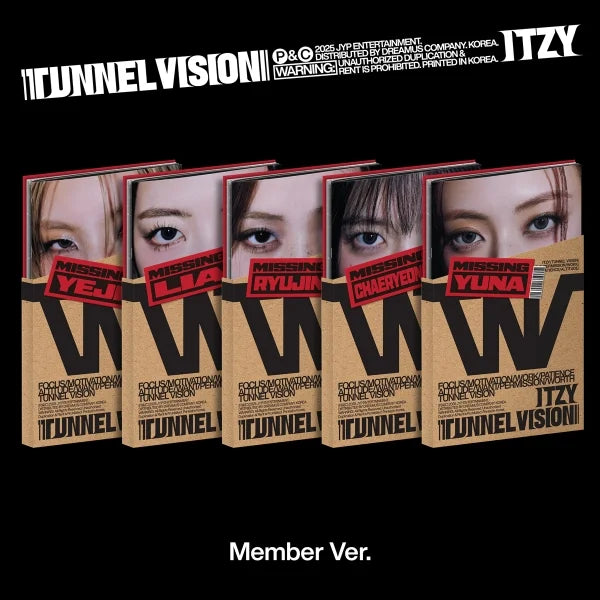 ITZY Album - TUNNEL VISION (Member Ver.)