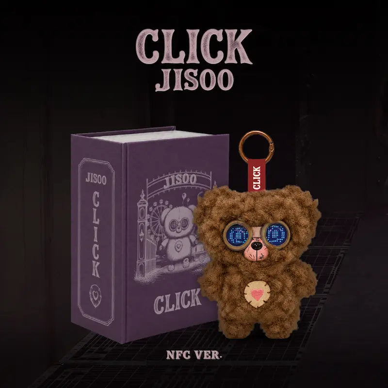 (PREORDER) JISOO SINGLE ALBUM - CLICK (CLICK BABY BEAR NFC VER.)