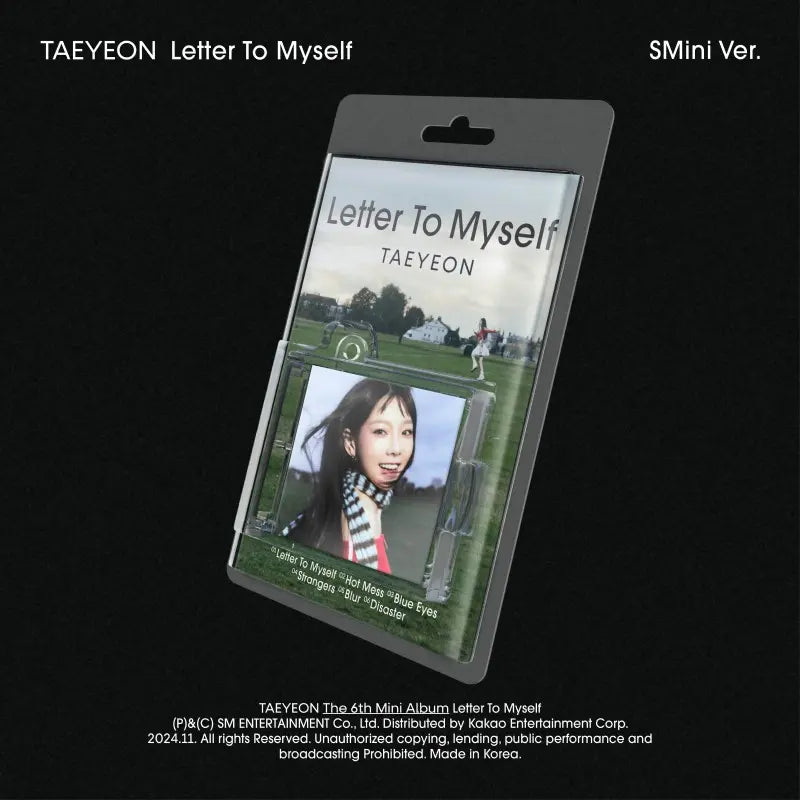 TAEYEON -  6TH MINI ALBUM - LETTER TO MYSELF (SMINI VER.)