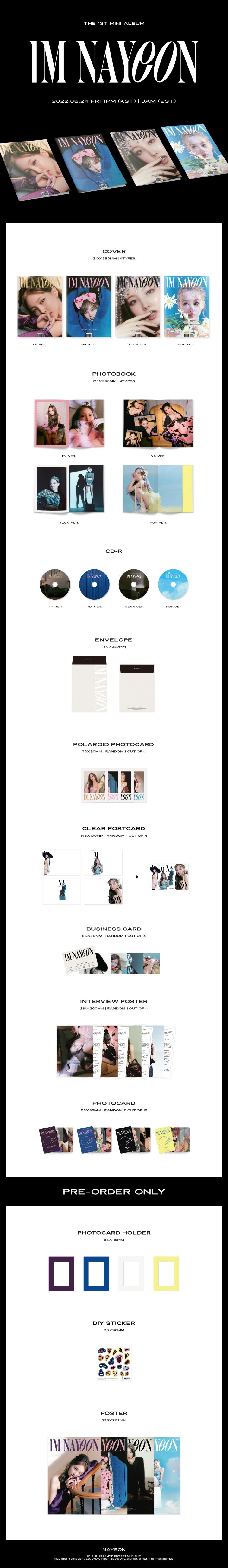 TWICE - NAYEON - 1ST MINI ALBUM - IM NAYEON