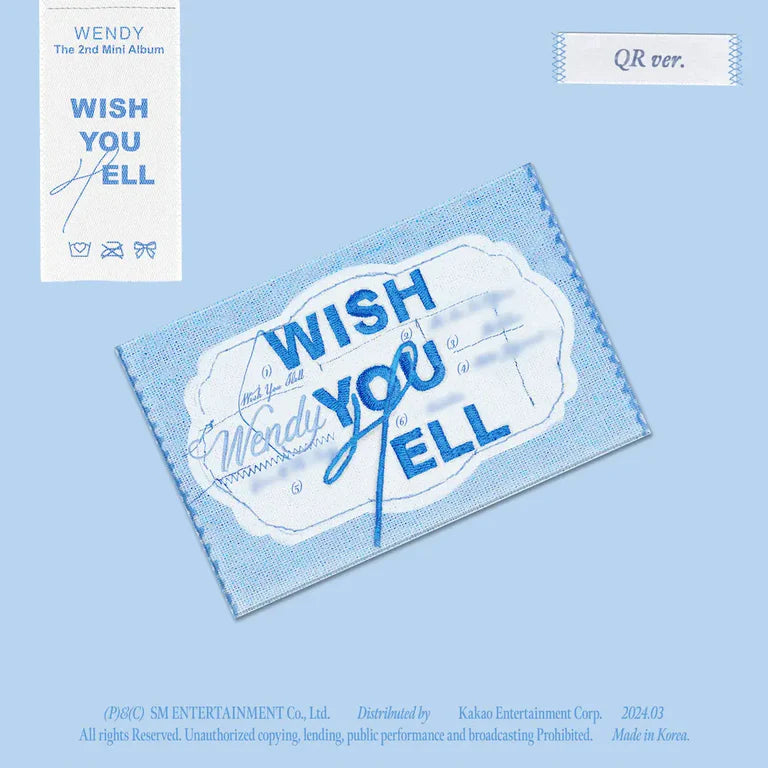 WENDY - 2ND MINI ALBUM - WISH YOU HELL (QR VER.)