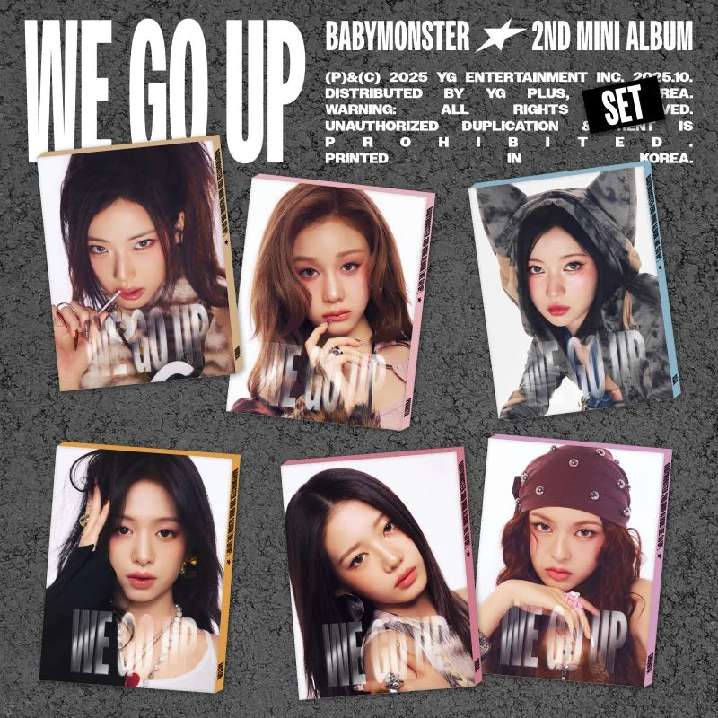 BABYMONSTER - 2ND MINI ALBUM - WE GO UP (PATTERN VER.)