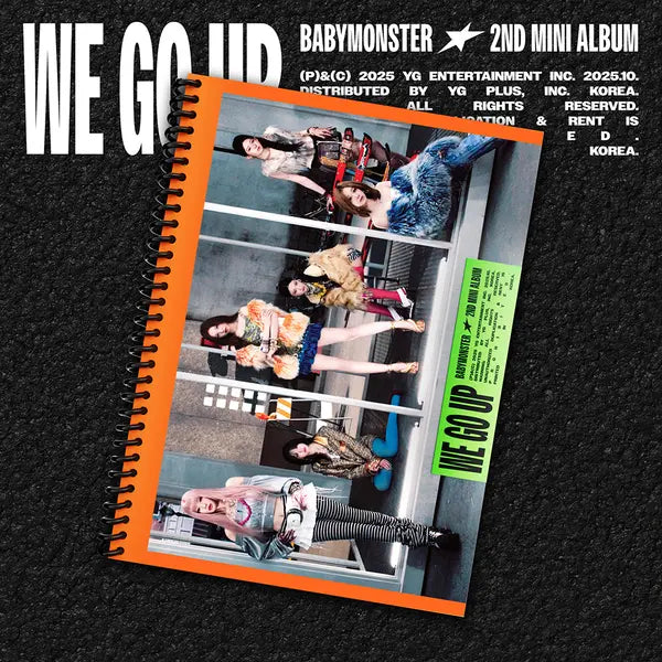 BABYMONSTER - 2ND MINI ALBUM - WE GO UP (GO VER.)