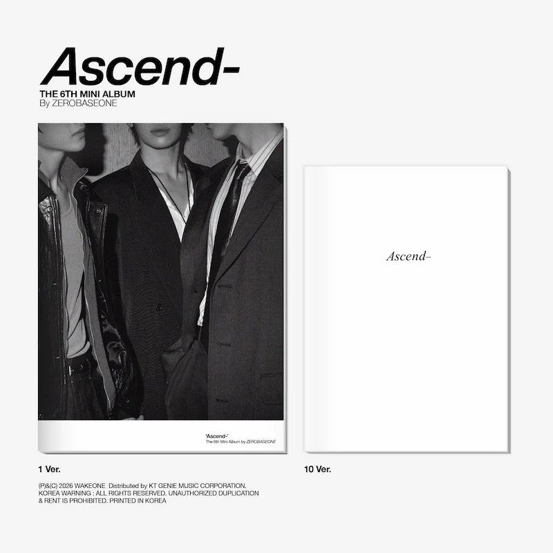ZEROBASEONE - 6TH MINI ALBUM - ASCEND (PHOTOBOOK VER)
