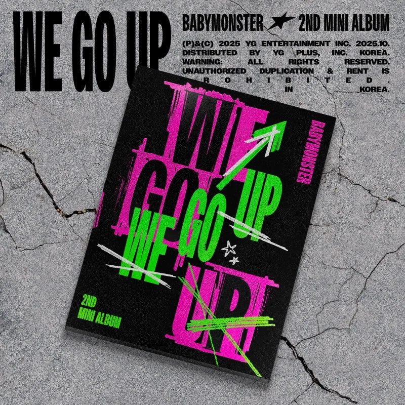 BABYMONSTER - 2ND MINI ALBUM - WE GO UP (UP VER.)