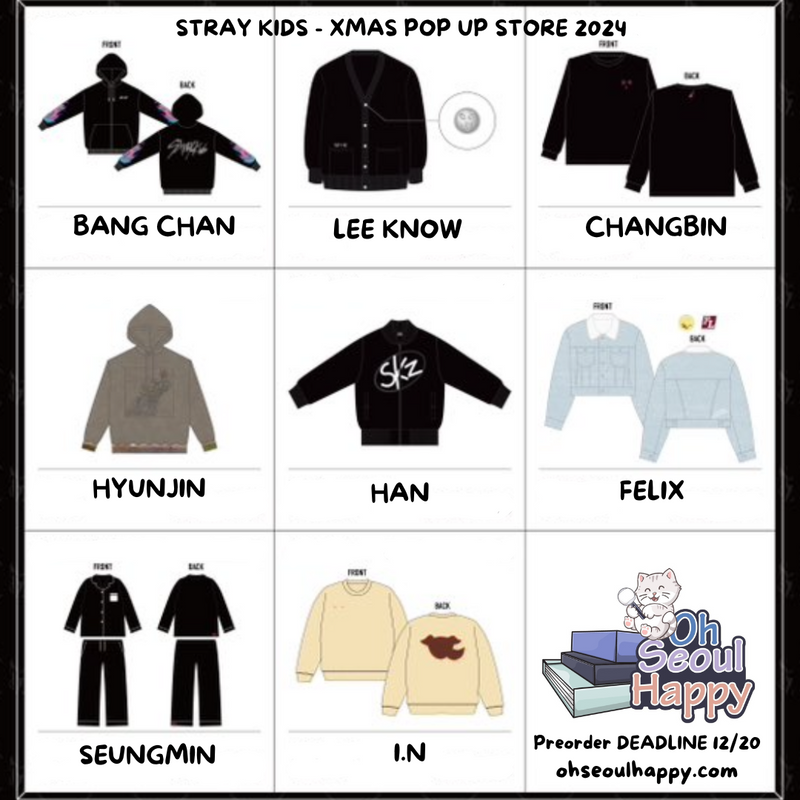 STRAY KIDS - XMAS POP UP STORE 2024 - PRODUCED BY STRAY KIDS STRAY KIDS - XMAS POP UP STORE 2024 - PRODUCED BY STRAY KIDS