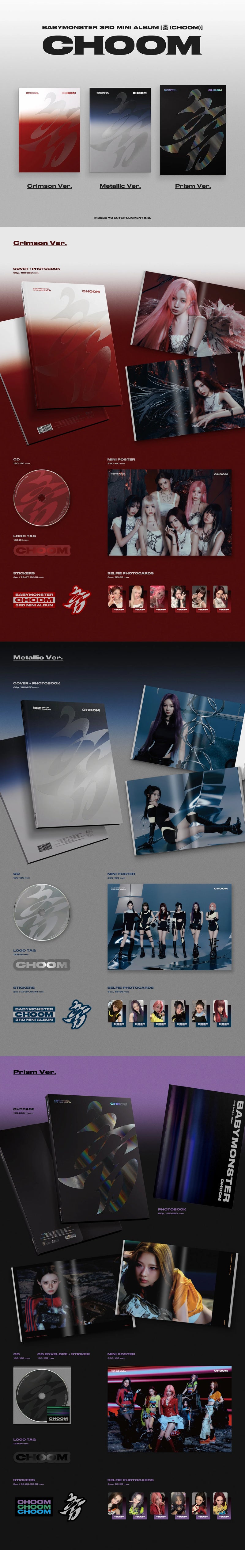 BABYMONSTER - 3RD MINI ALBUM - CHOOM