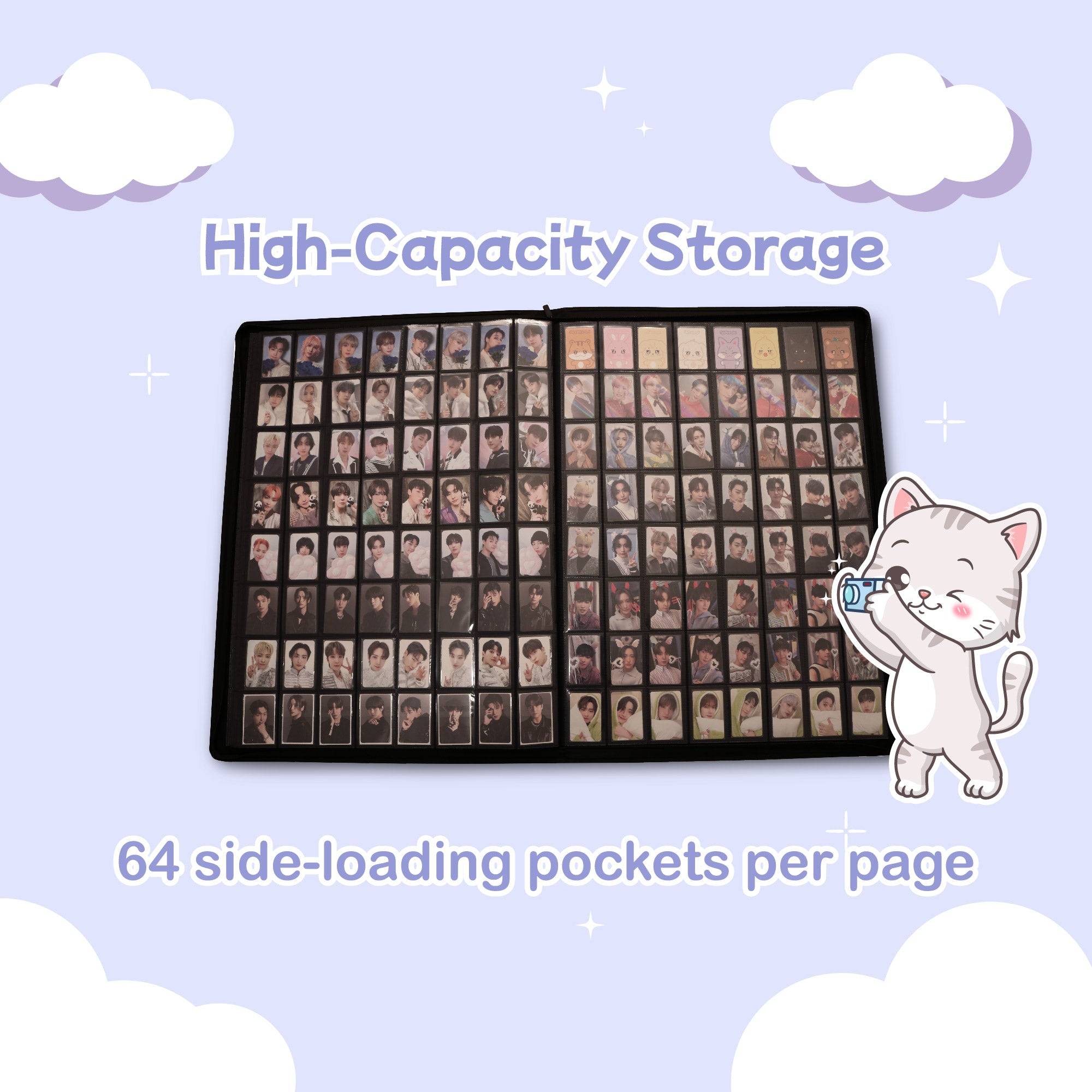 64-POCKET ZIP-UP BINDER - HOLDS 3,072 PHOTOCARDS (TCG COMPATIBLE