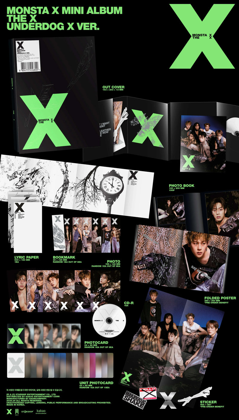 MONSTA X - 13TH MINI ALBUM - THE X
