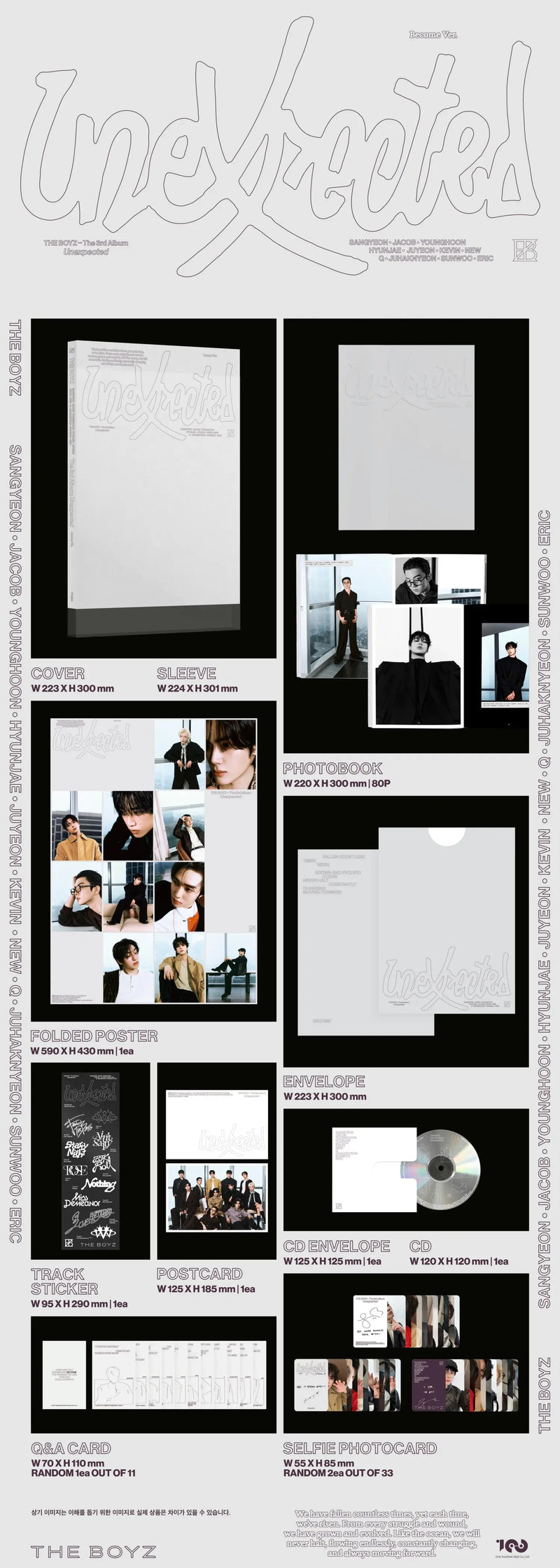 THE BOYZ - 3RD ALBUM - UNEXPECTED (PHOTOBOOK VER.)