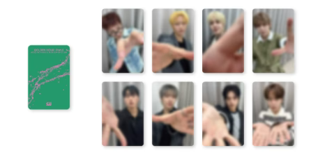 (PREORDER) ATEEZ - GOLDEN HOUR : PART.5 POP UP OFFICIAL MD RANDOM TRADING CARD