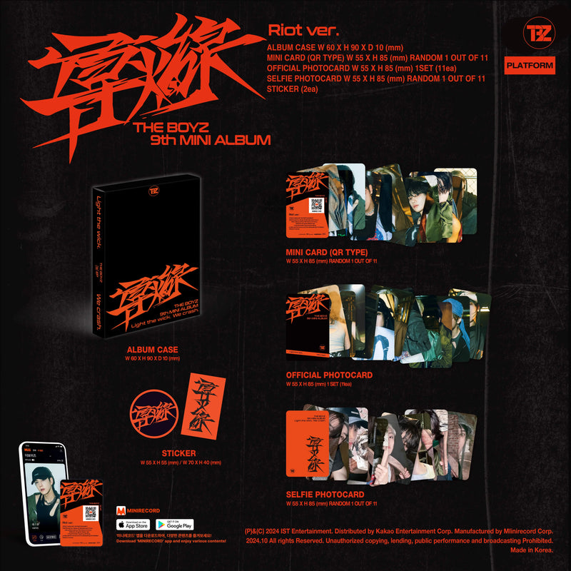 THE BOYZ - 9TH MINI ALBUM - 導火線 (Dohwaseon) (PLATFORM VER.)