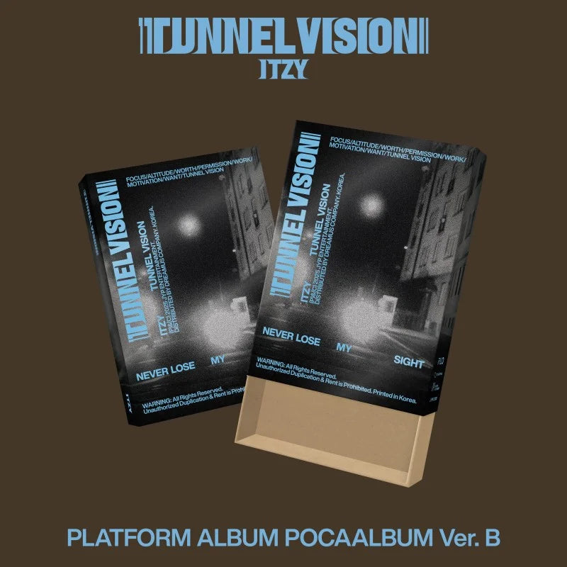 ITZY Album - TUNNEL VISION (Platform Album Poca Album)