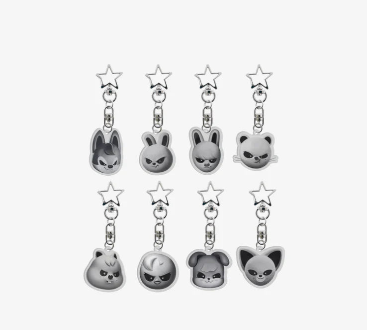 (RELEASE DATE: SEPT-OCT) STRAY KIDS - SKZOO EVERYWHERE ALL AROUND IN SEOUL OFFICIAL MD EVIL SKZOO ACRYLIC KEYRING