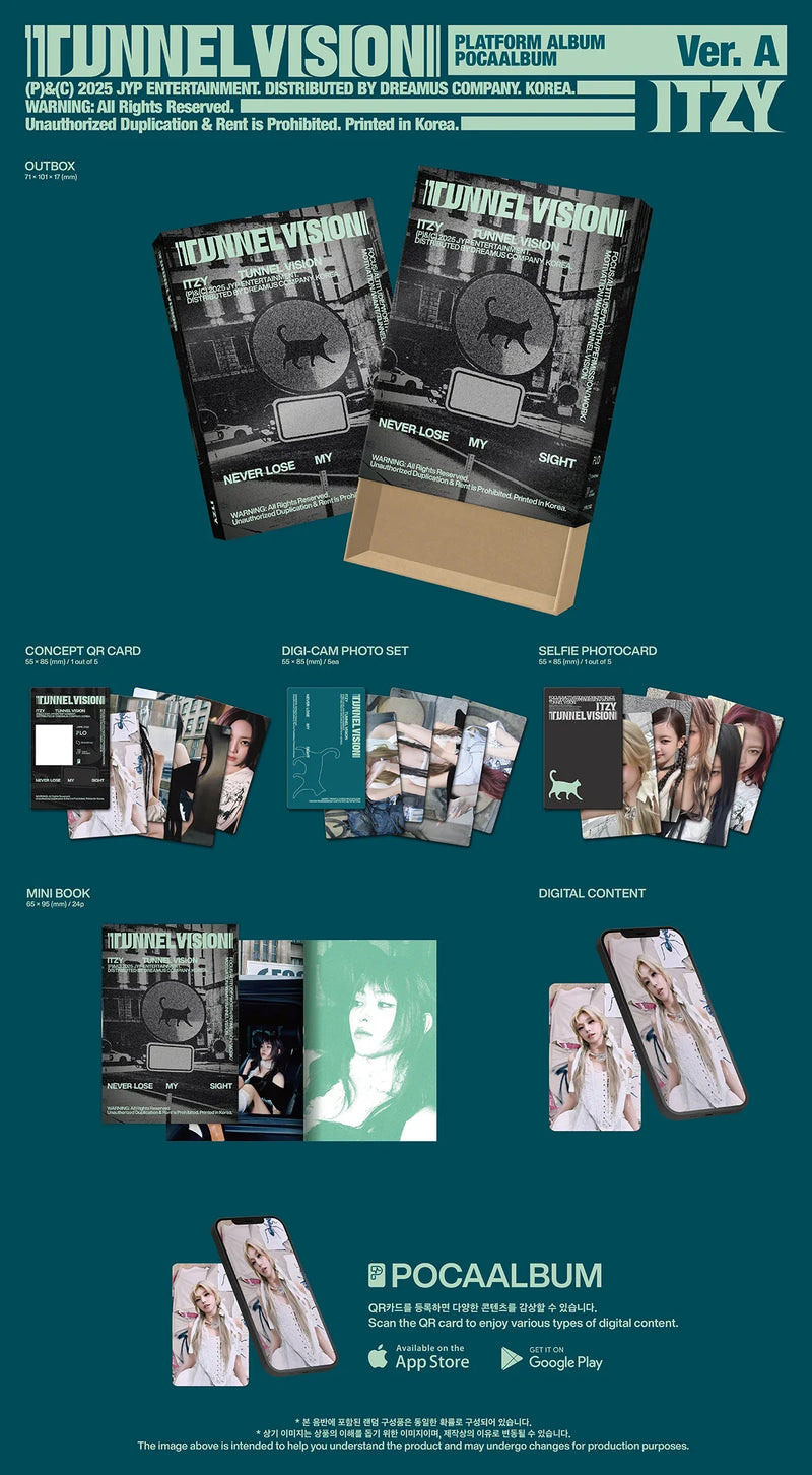 ITZY Album - TUNNEL VISION (Platform Album Poca Album)